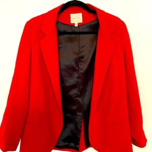 Silence + Noise Red Blazer